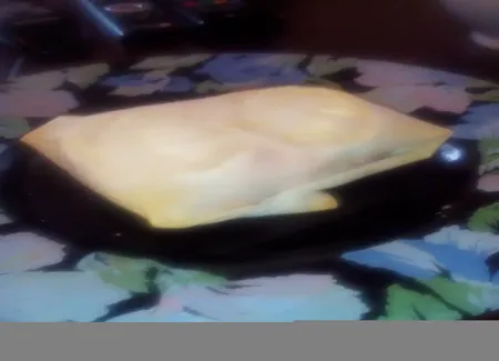 Brick au chèvre, jambon, tomate et persil (light)