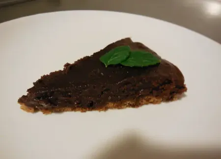 Fondant au chocolat sur fond de speculoos