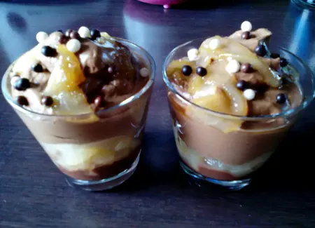Verrine choco/poire