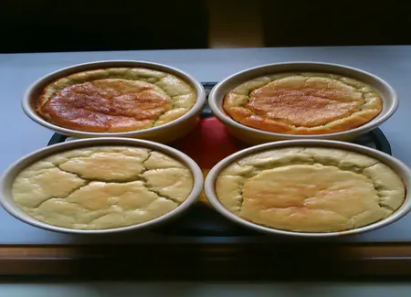 Flans au roquefort