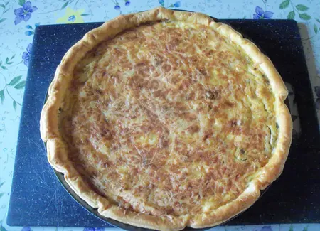 Tarte poireaux roquefort
