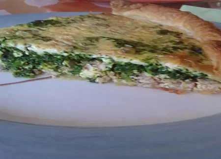 Quiche au thon et à l'épinard