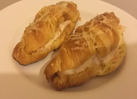 Croissants au saumon fumé