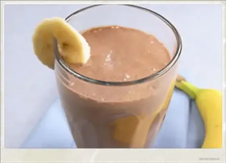 Milk-shake banane nutella