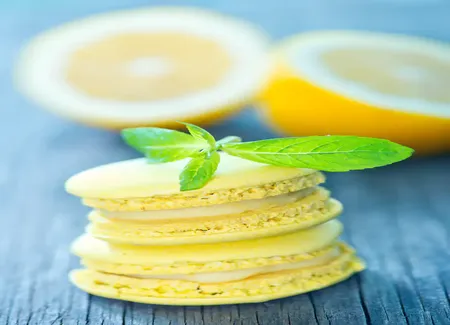 Macarons au citron