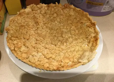 Tarte aux amandes effilées