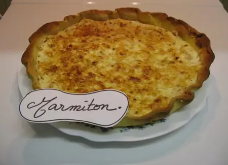 Tarte au fromage blanc salée