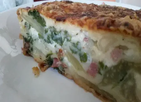 Tarte sans pâte aux blettes