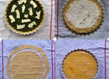 Tourte épinards-camembert
