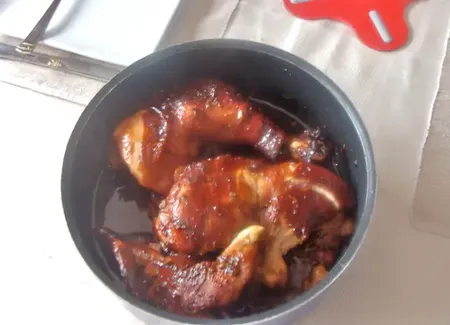 Poulet laqué