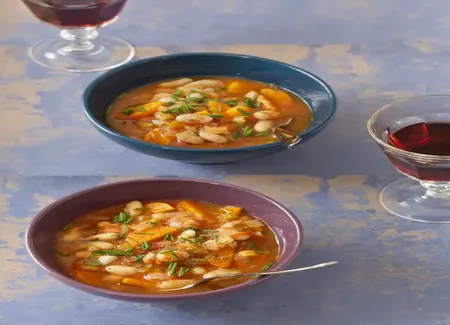 Soupe de légumes à la grecque - fassoulatha (grèce)