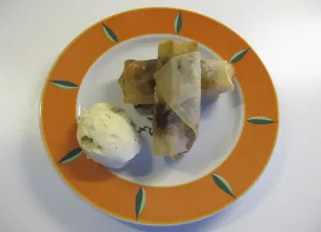 Nems banane/chocolat