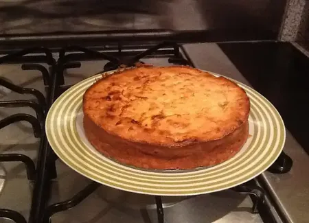 Gâteau au yaourt pomme banane