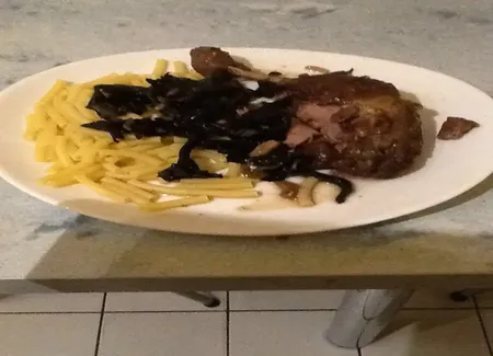 Cuisses de canard aux champignons parfumés