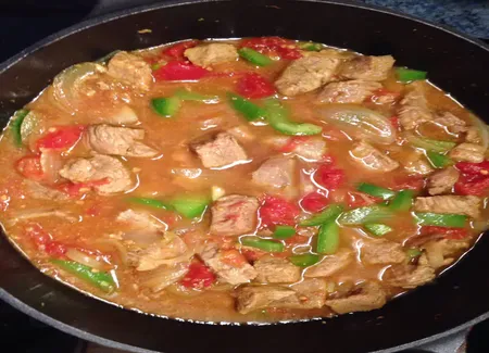 Sauté de veau aux épices