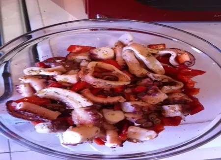 Salade de poulpe mariné à la provençale