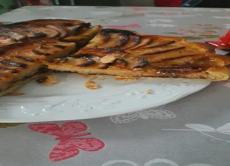 Tarte choco, coco et amandes