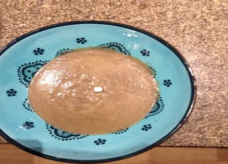 Soupe courgette-champignon