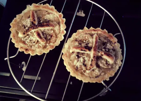 Tartelette banane façon crumble