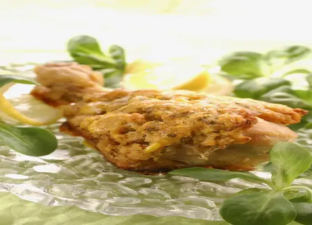 Pilons de poulet en croûte de pain
