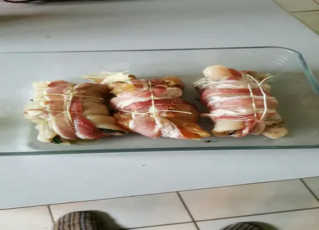 Paupiettes de poulet aux champignons
