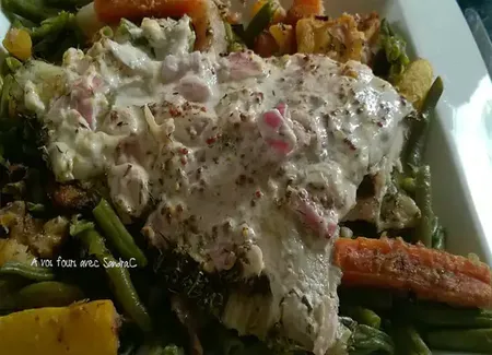 Filets de limande en papillote