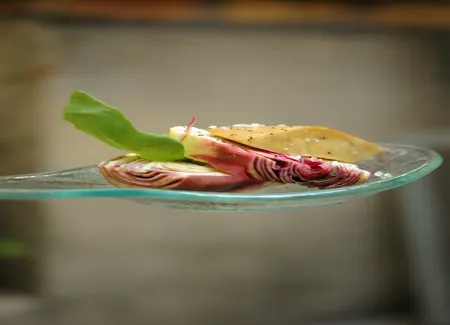 Bouchées artichaut petit violet foie gras