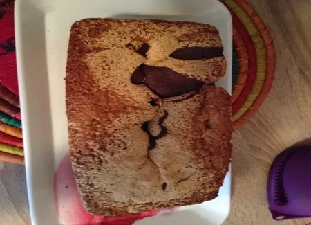 Gâteau fondant marbré