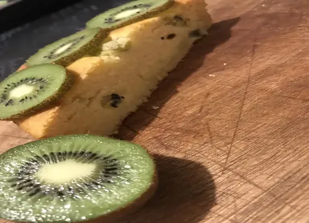 Gâteau kiwi & pistache