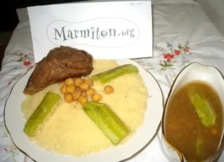 Couscous algerois en sauce blanche