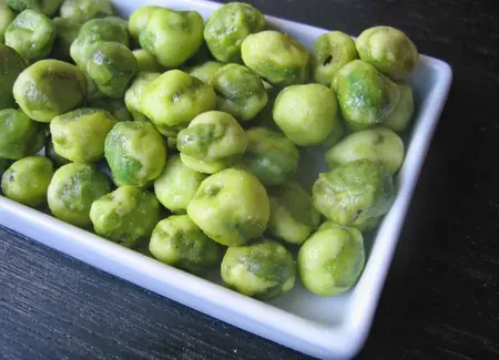Les petits pois wasabi de l'apéro