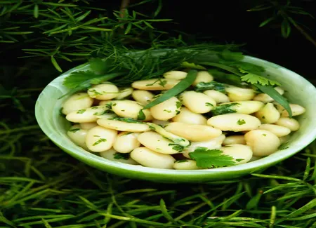Cocos de paimpol au beurre d'herbes