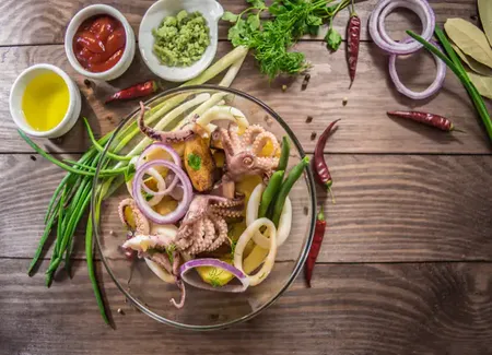 Salade de poulpe à la grecque