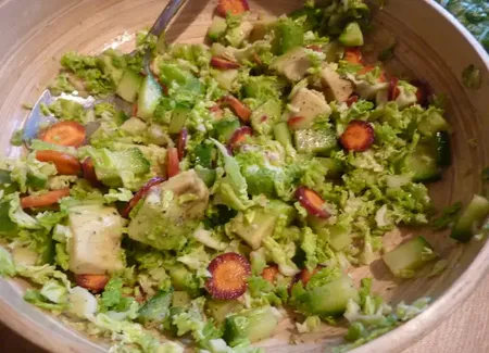 Salade de choux vert