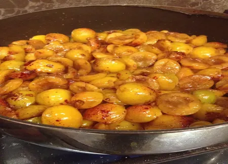 Mirabelles chaudes à la crème