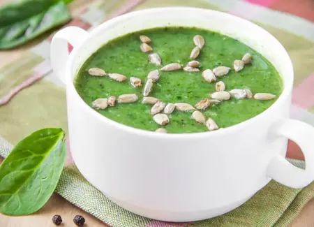 Soupe d'épinards de valérie