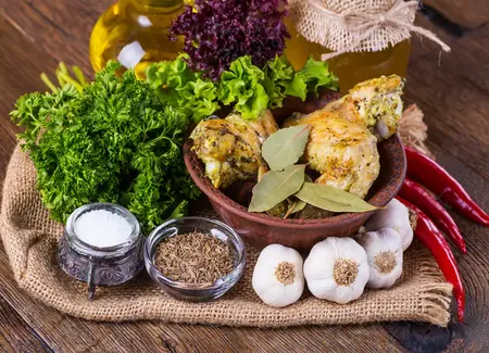 Poulet à l'ail