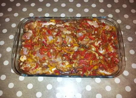 Poulet à la olé (à la sauce d'huîtres)