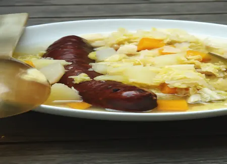 Soupe au chou à ma façon