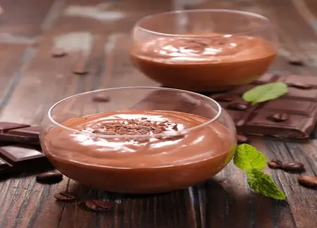 Mousse au chocolat / lait de coco très légère