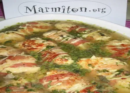 Mini paupiettes de poulet à la menthe (7ème rencontre)