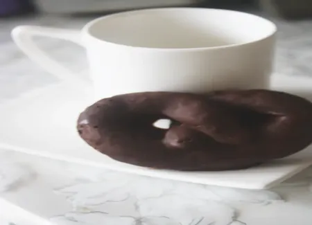 Bretzels glacés au chocolat