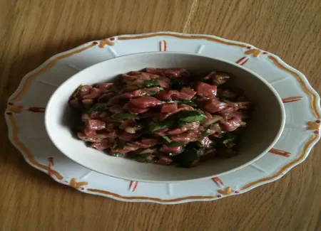 Tartare de bœuf aux parfums thaï