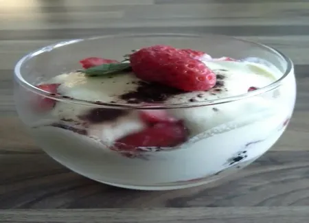 Tiramisu aux fraises et grand-marnier