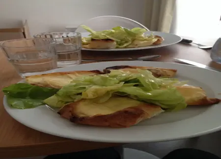 Croustillant de chèvre chaud