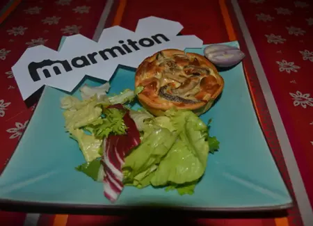 Tartelettes aux champignons et à la crème