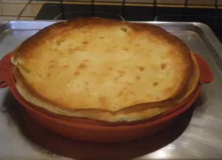 Flan aux fruits et mascarpone