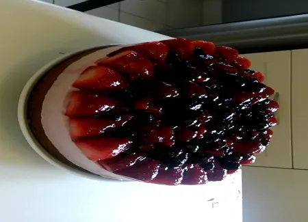 Gâteau aux fruits rouges