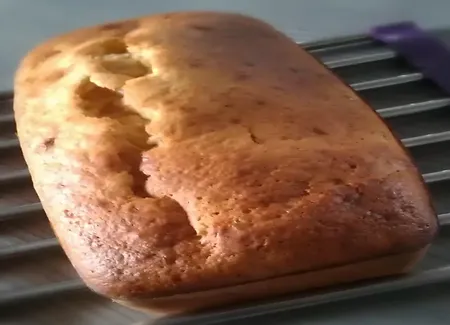 Cake au yaourt fraise banane
