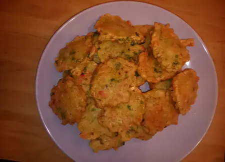 Beignets légers aux légumes